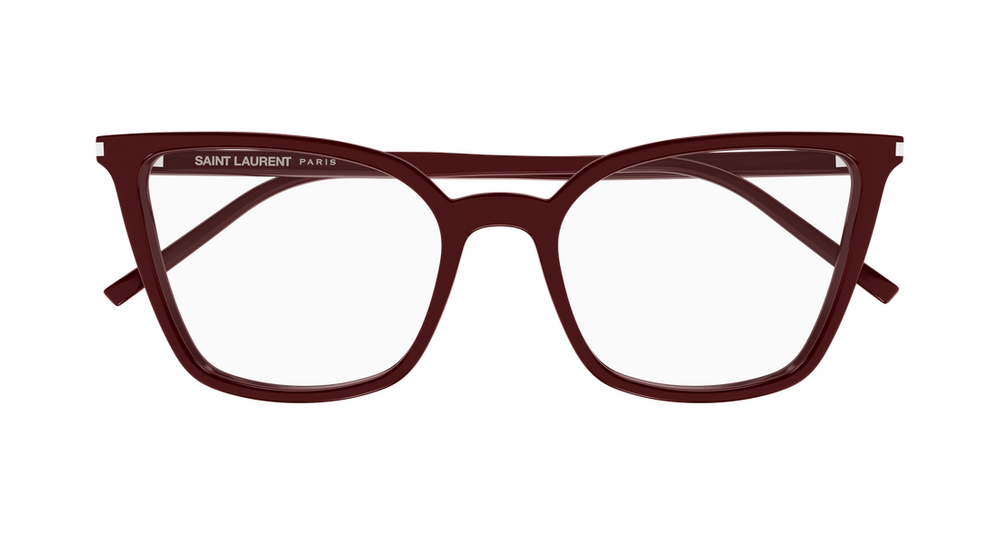 Prescription glasses saint laurent sl 669 004 burdeos cat eye femenino size 54mm - Detailed view