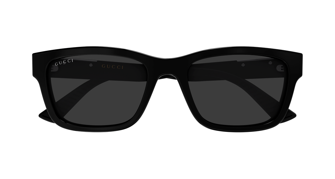Occhiali da sole gucci gg2092sa 001 negro rectangular / squared masculino taglia 55mm - Vista dettagliata