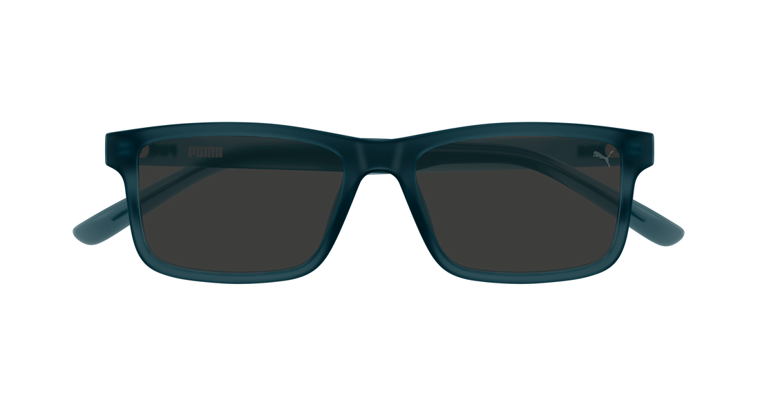 Sunglasses puma pu0544s 003 azul rectangular / squared masculino size 55mm - Detailed view