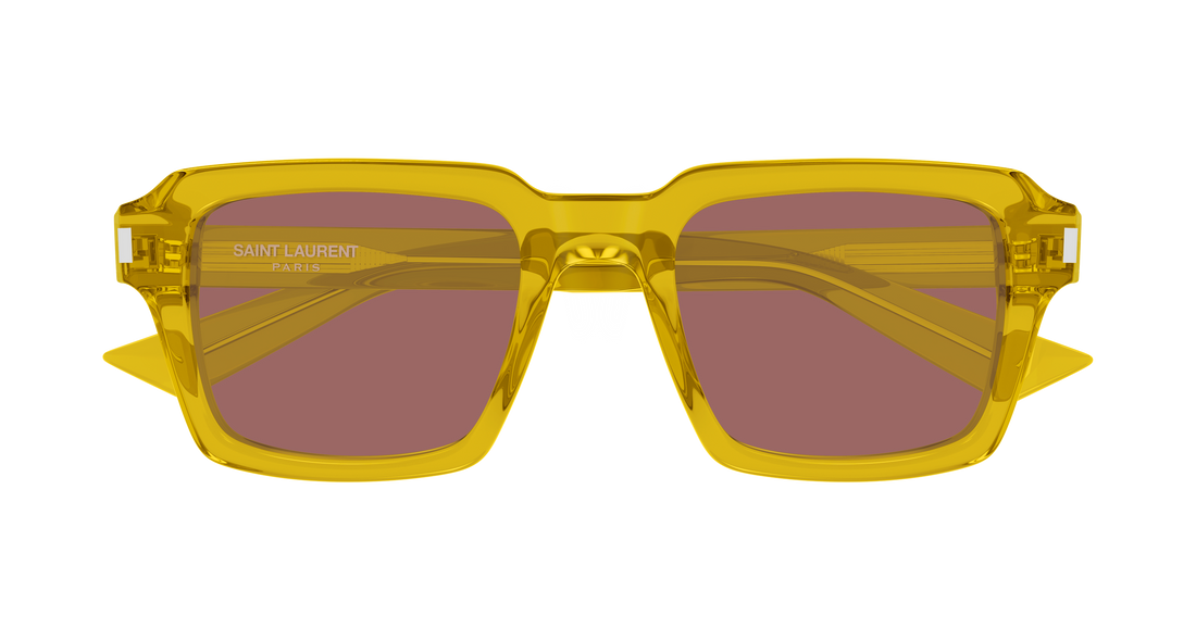 Óculos de sol saint laurent sl 947 005 amarillo rectangular / squared masculino tamanho 50mm - Vista de detalhe