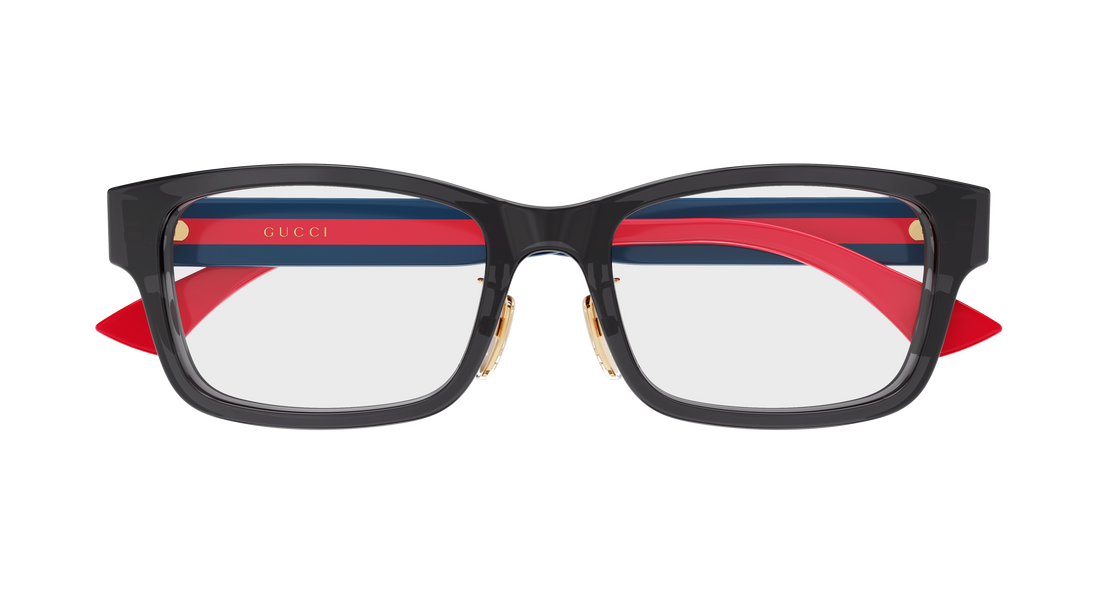 Lunettes de vue gucci gg2264oj 004 gris rectangular / squared masculino taille 54mm - Vue détaillée