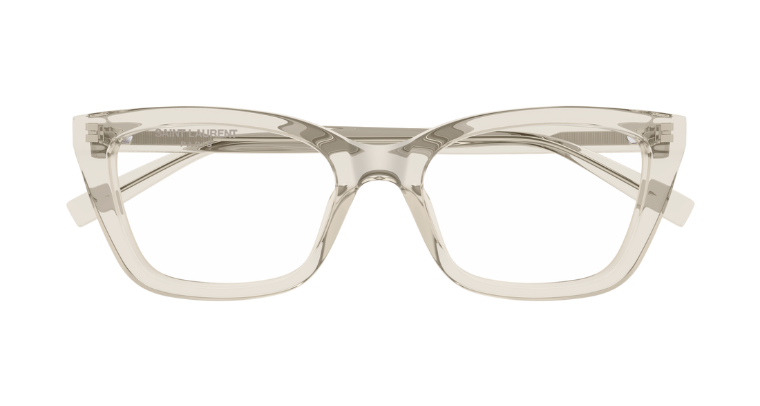 Brillen saint laurent sl 911 004 beige cat eye femenino größe 53mm - Detailansicht