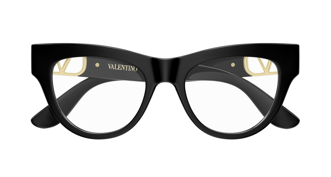 Occhiali da vista valentino vg0054o 006 negro cat eye femenino taglia 51mm - Vista dettagliata