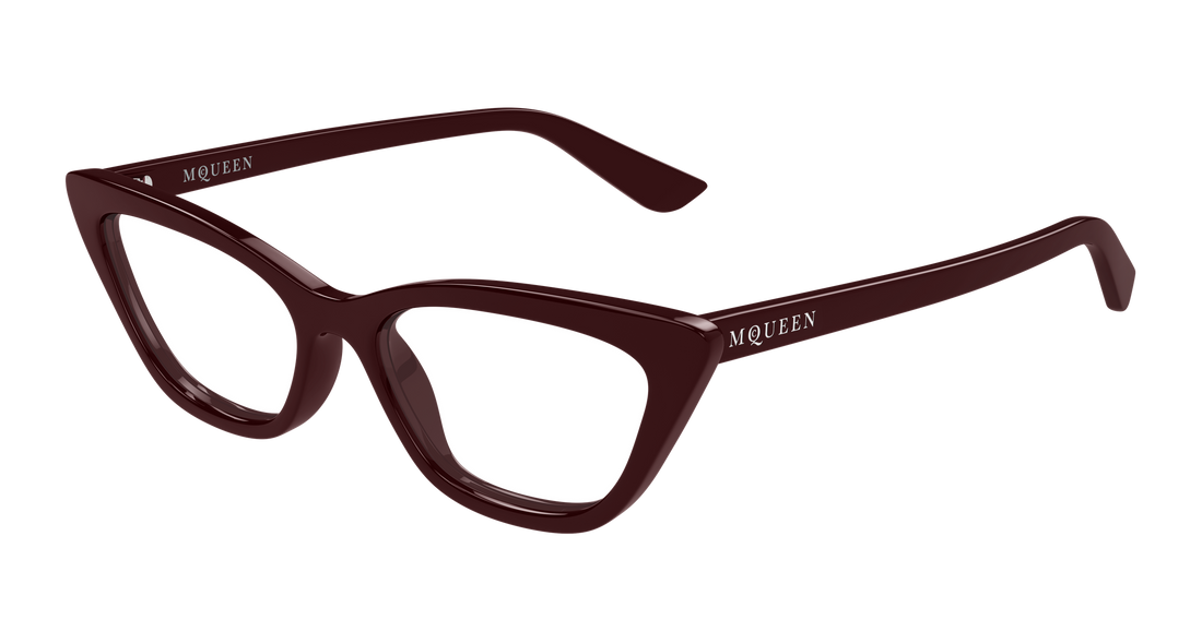 Gafas graduadas alexander mcqueen am0560o 003 rojo cat eye femenino talla 52mm - Vista principal