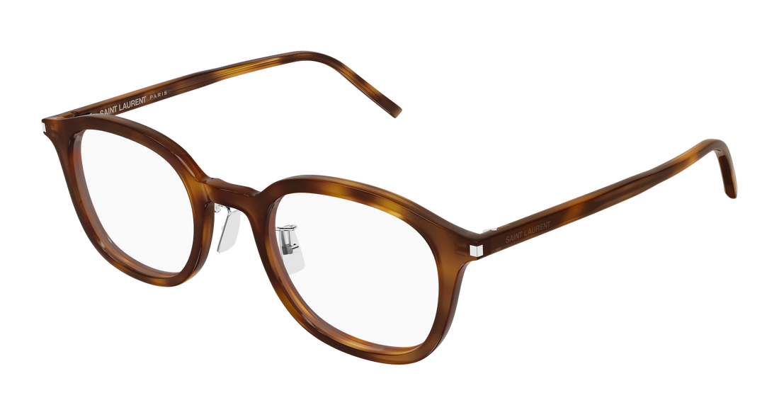 Occhiali da vista saint laurent sl 959/j 002 havana round/oval/panthos masculino taglia 49mm - Vista principale