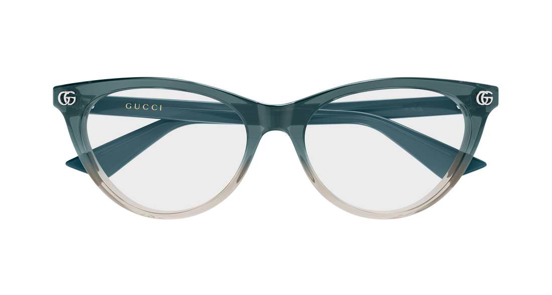 Brillen gucci gg2112o 004 gris cat eye femenino größe 53mm - Detailansicht