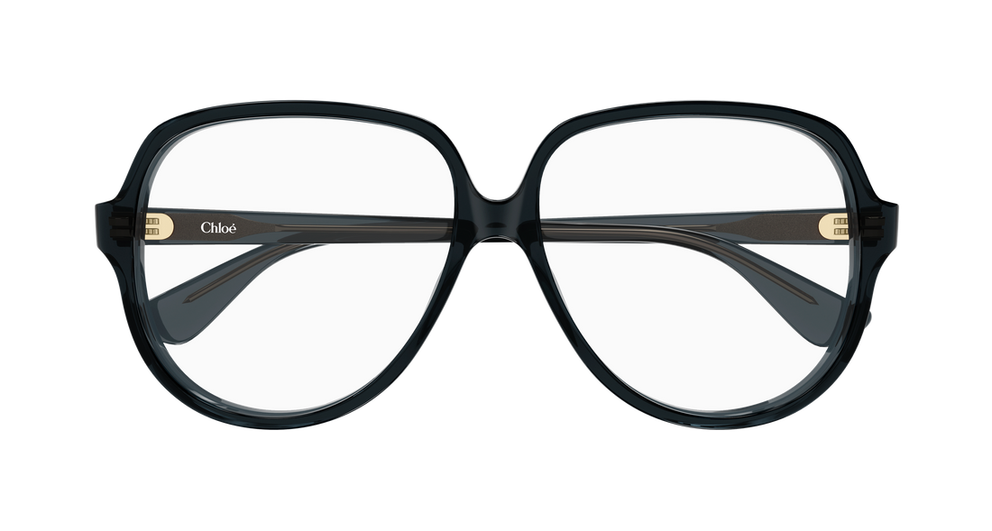 Glasögon chloé ch0391o 001 gris rectangular / squared femenino storlek 59mm - Detaljvy