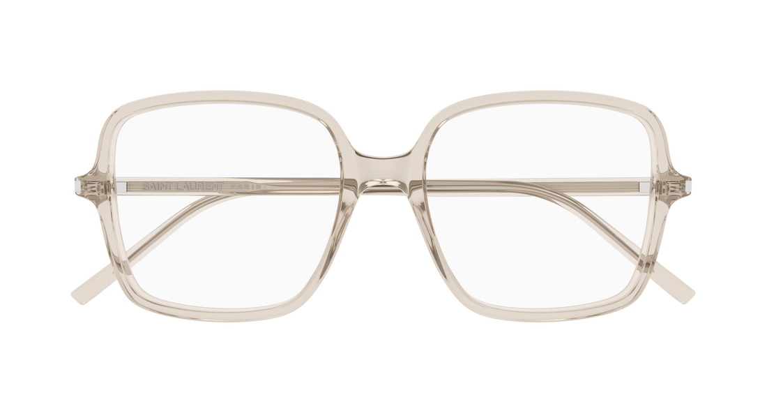 Briller saint laurent sl 892 004 beige rectangular / squared femenino størrelse 53mm - Detaljeret visning