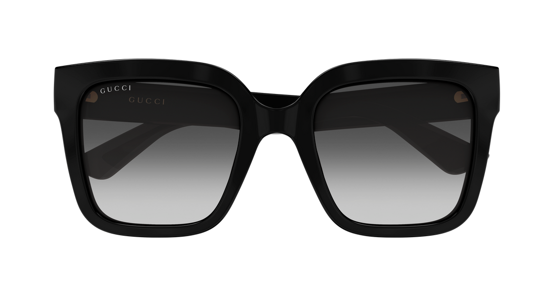 Óculos de sol gucci gg2190s 001 negro rectangular / squared femenino tamanho 53mm - Vista de detalhe