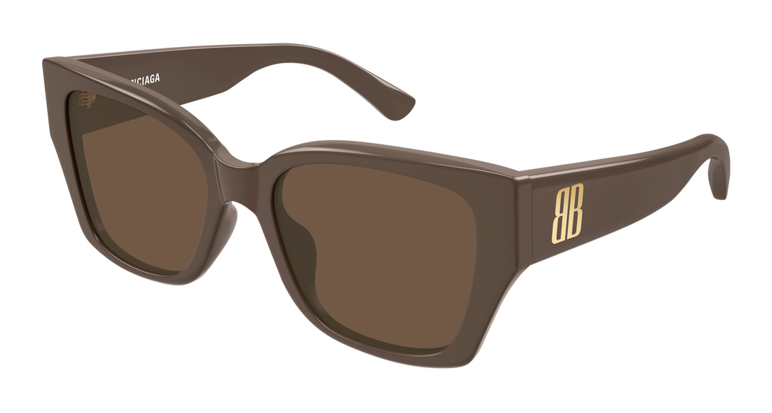 Occhiali da sole balenciaga bb0474s 004 marron butterfly femenino taglia 55mm - Vista principale