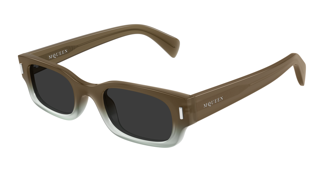 Sunglasses alexander mcqueen am0549s 004 marron round/oval/panthos unisex size 50mm - Main view