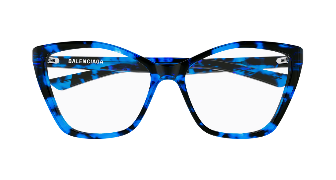 Occhiali da vista balenciaga bb0405o 005 azul butterfly femenino taglia 57mm - Vista dettagliata