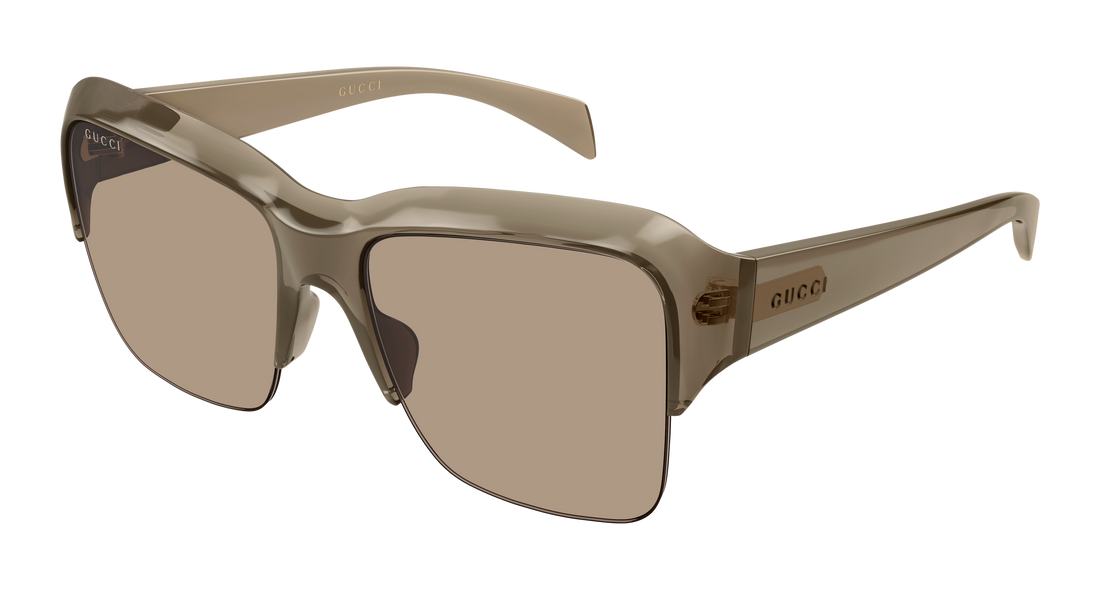 Lunettes de soleil gucci gg2024s 005 marron pilot/navigator femenino taille 57mm - Vue principale