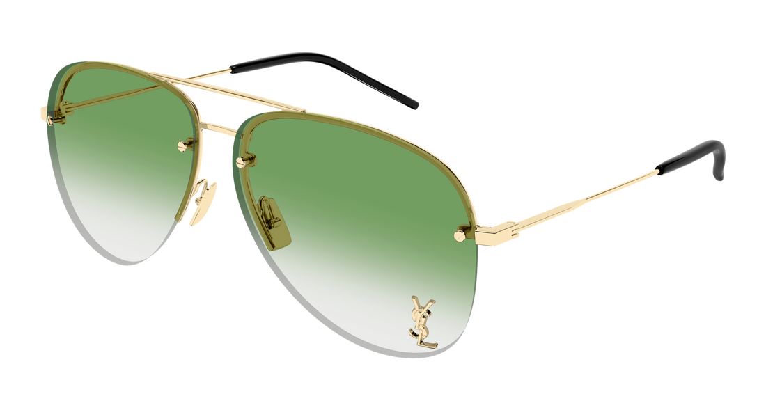 Solbriller saint laurent classic 11 m 010 dorado pilot/navigator femenino størrelse 59mm - Hovedvisning