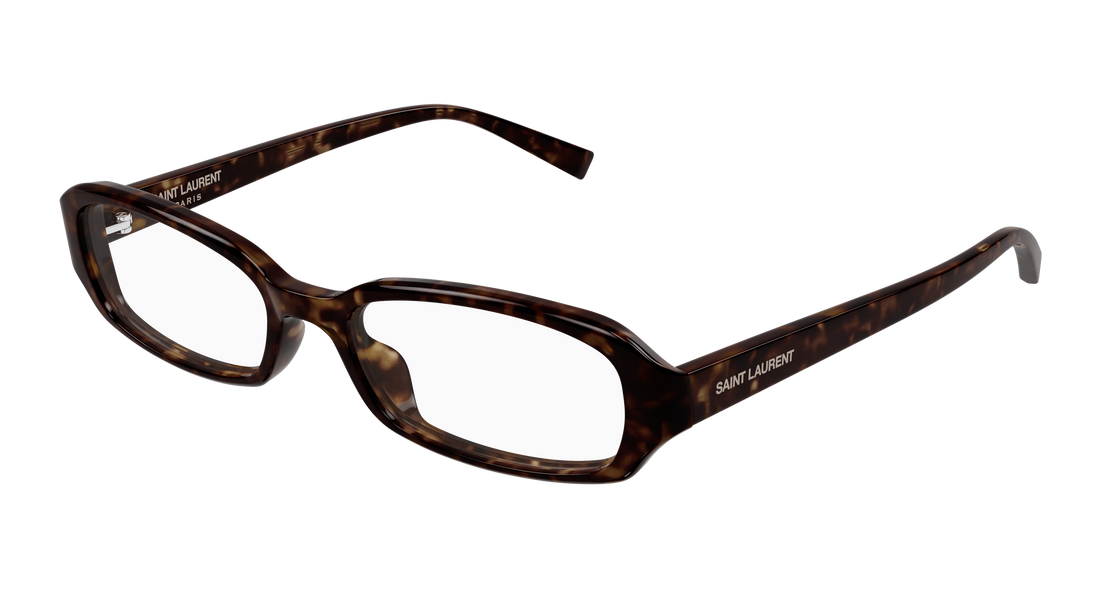 Óculos graduados saint laurent sl 872 erin opt 002 havana round/oval/panthos unisex tamanho 52mm - Vista principal