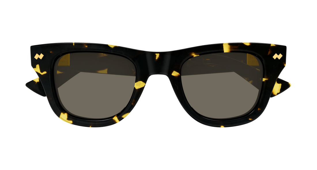 Óculos de sol bottega veneta bv1486s 002 havana rectangular / squared masculino tamanho 48mm - Vista de detalhe