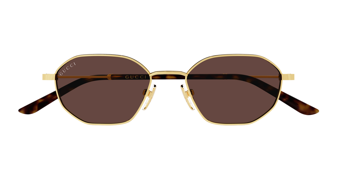 Lunettes de soleil gucci gg2257s 002 dorado geometrical/directional unisex taille 49mm - Vue détaillée