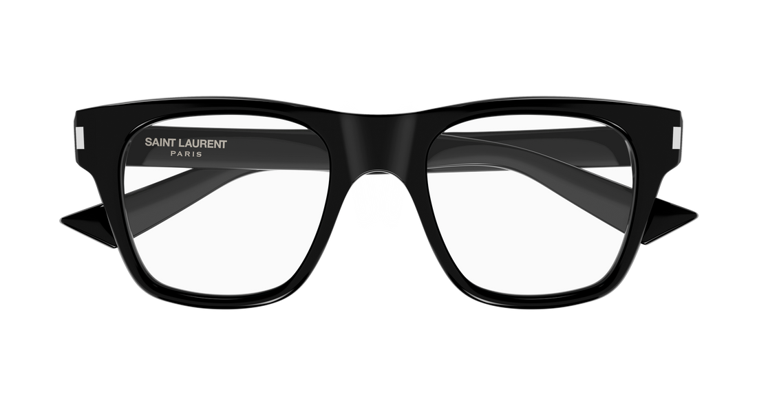 Prescription glasses saint laurent sl 875 opt 001 negro rectangular / squared masculino size 50mm - Detailed view