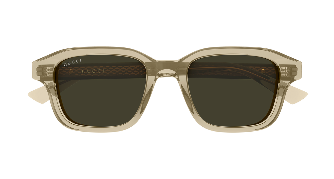 Óculos de sol gucci gg2247s 004 beige rectangular / squared masculino tamanho 49mm - Vista de detalhe