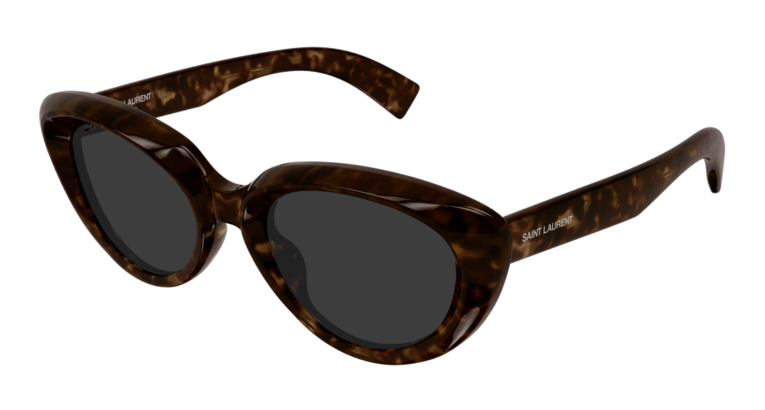 Solglasögon saint laurent sl 859 002 havana cat eye femenino storlek 53mm - Huvudvy