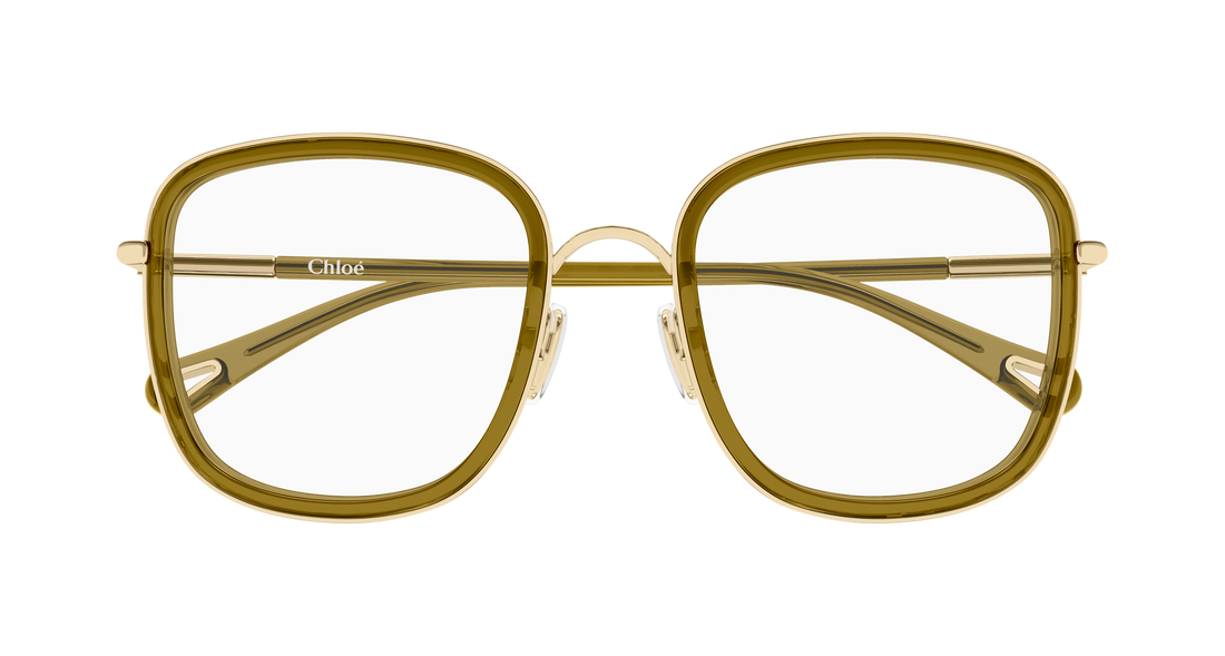 Lunettes de vue chloé ch0373o 004 dorado butterfly femenino taille 53mm - Vue détaillée