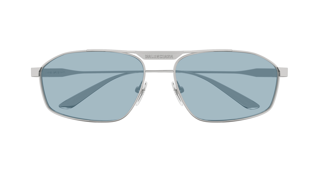 Occhiali da sole balenciaga bb0416s 005 plateado pilot/navigator masculino taglia 63mm - Vista dettagliata