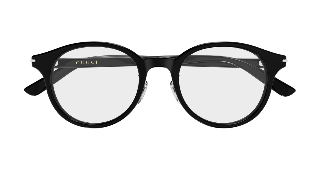 Brillen gucci gg2142oj 001 negro round/oval/panthos masculino größe 49mm - Detailansicht
