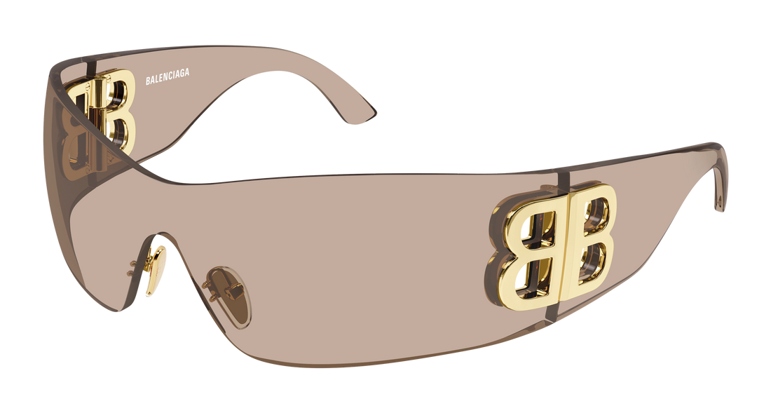 Sunglasses balenciaga bb0359s 007 marron mask femenino size 99mm - Main view