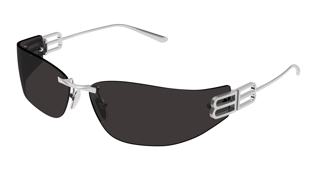 Occhiali da sole balenciaga bb0484s 002 plateado cat eye femenino taglia 76mm - Vista principale