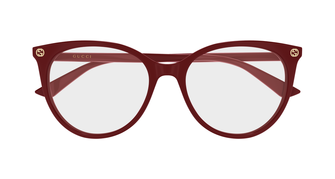 Brillen gucci gg0093o 010 burdeos round/oval/panthos femenino größe 53mm - Detailansicht