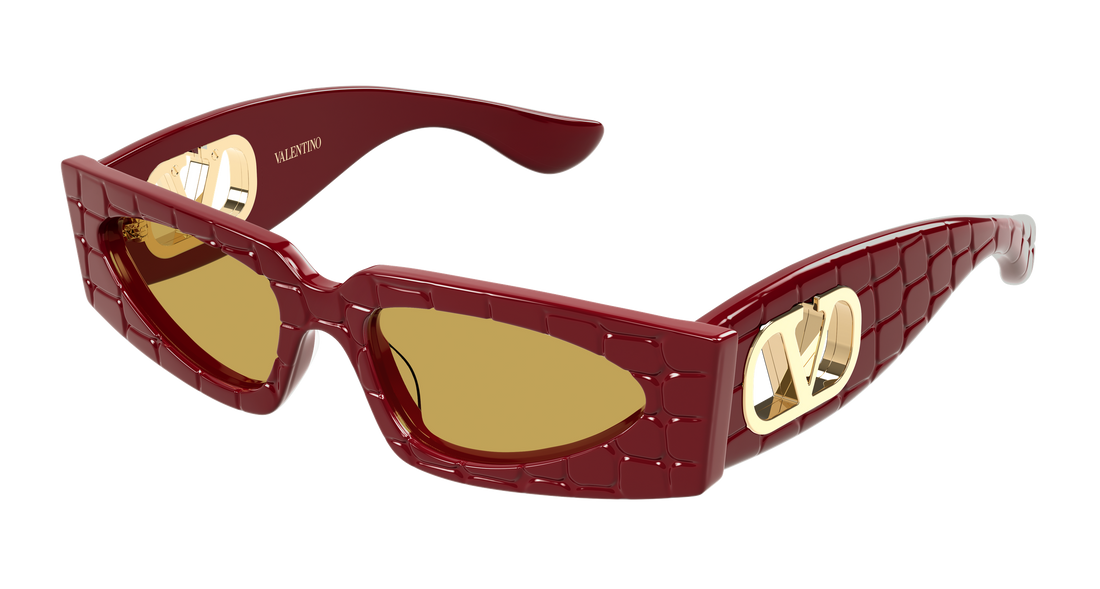 Occhiali da sole valentino vg0001s 004 burdeos rectangular / squared femenino taglia 53mm - Vista principale