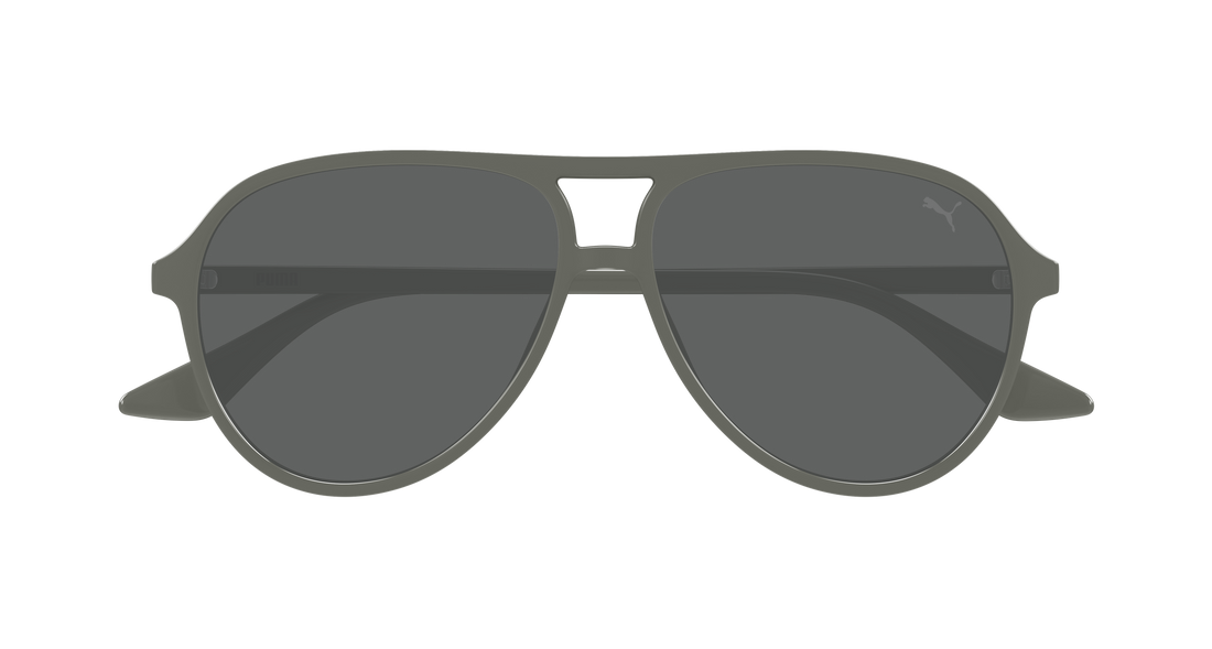 Sunglasses puma pu0523s 004 verde pilot/navigator masculino size 58mm - Detailed view