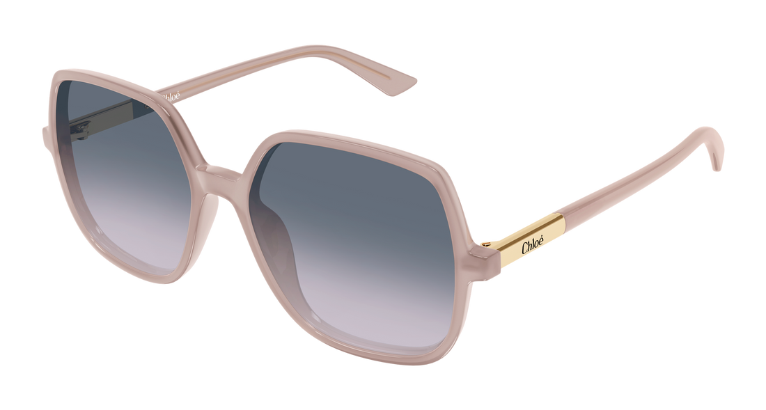 Occhiali da sole chloé ch0362s 005 beige geometrical/directional femenino taglia 55mm - Vista principale