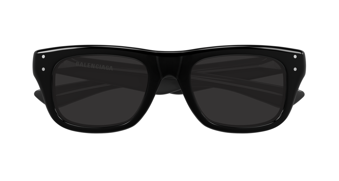 Occhiali da sole balenciaga bb0521s 001 negro rectangular / squared masculino taglia 53mm - Vista dettagliata