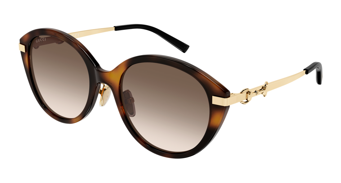 Óculos de sol gucci gg2056sa 002 havana cat eye femenino tamanho 56mm - Vista principal