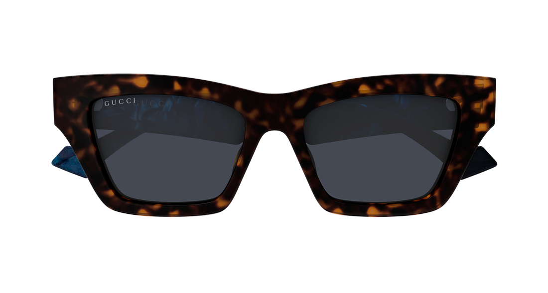 Solbriller gucci gg1753s 008 havana cat eye femenino størrelse 53mm - Detaljeret visning