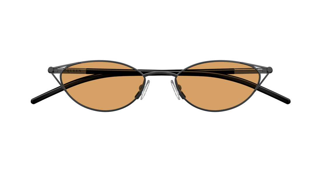 Sonnenbrillen alexander mcqueen am0563s 004 plateado cat eye femenino größe 50mm - Detailansicht