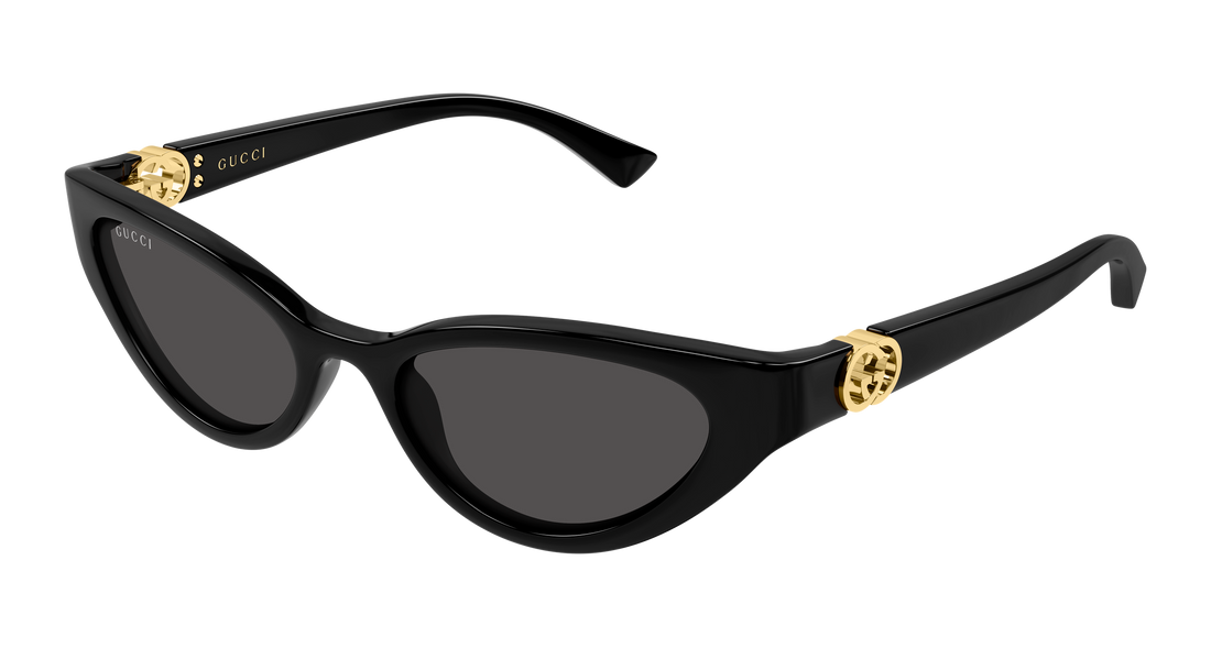 Solbriller gucci gg2194s 001 negro cat eye femenino størrelse 52mm - Hovedvisning