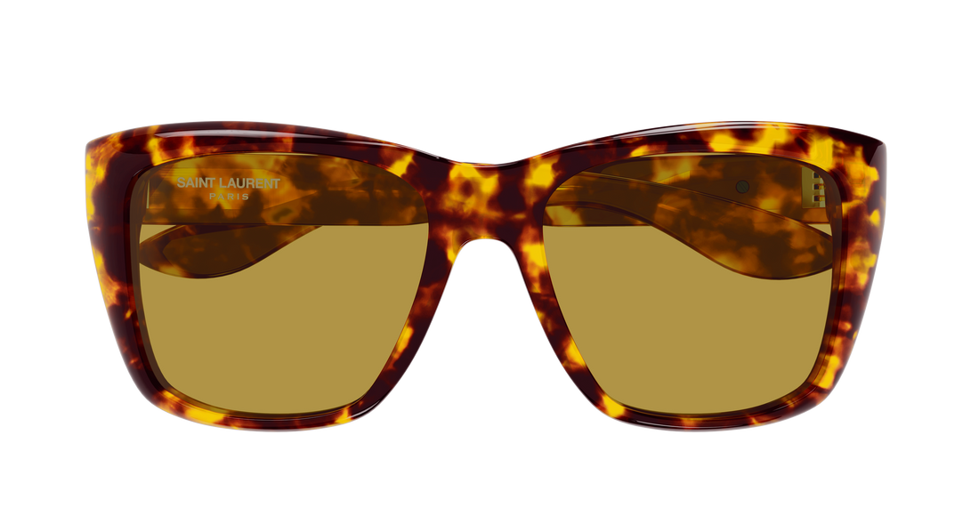 Óculos de sol saint laurent sl 923 004 havana cat eye femenino tamanho 55mm - Vista de detalhe