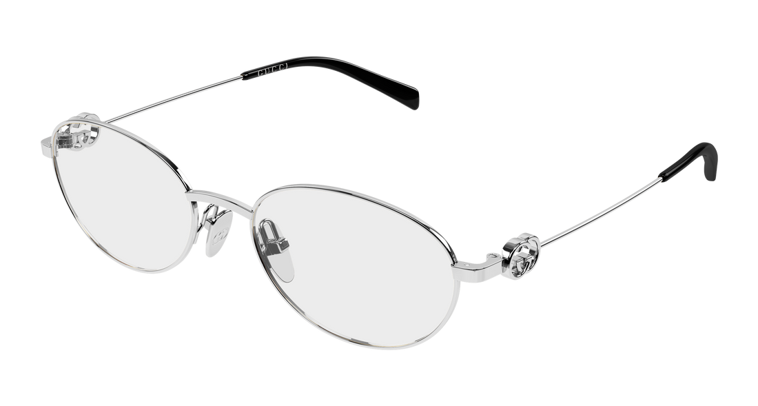 Lunettes de vue gucci gg2227o 002 plateado round/oval/panthos femenino taille 53mm - Vue principale