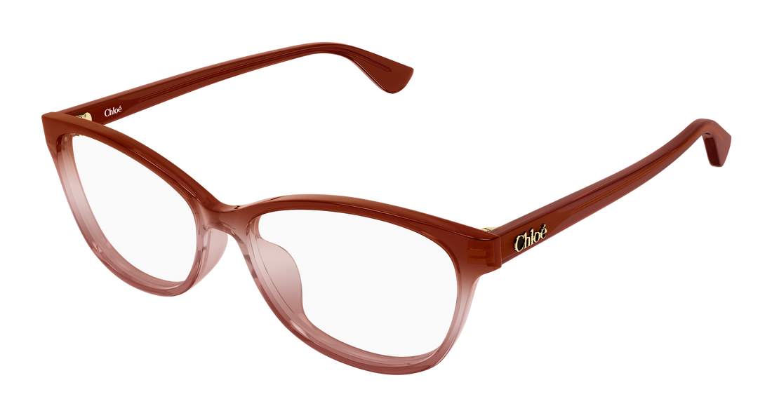 Óculos graduados chloé ch0394ol 009 rojo cat eye femenino tamanho 57mm - Vista principal