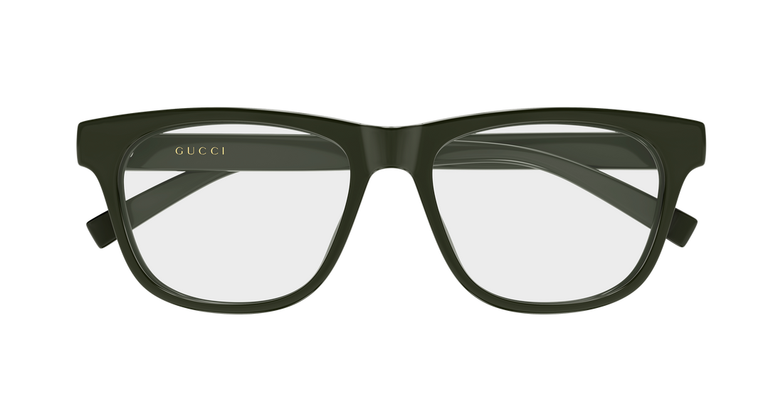 Brillen gucci gg2108o 004 verde rectangular / squared masculino größe 55mm - Detailansicht