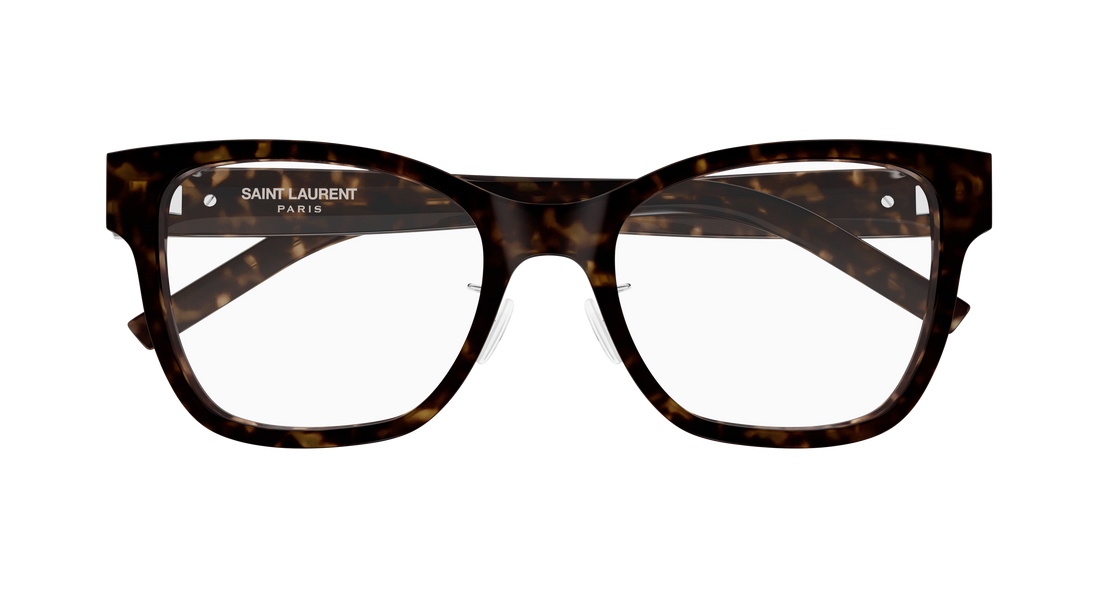 Brillen saint laurent sl m158/f 002 havana cat eye femenino größe 54mm - Detailansicht