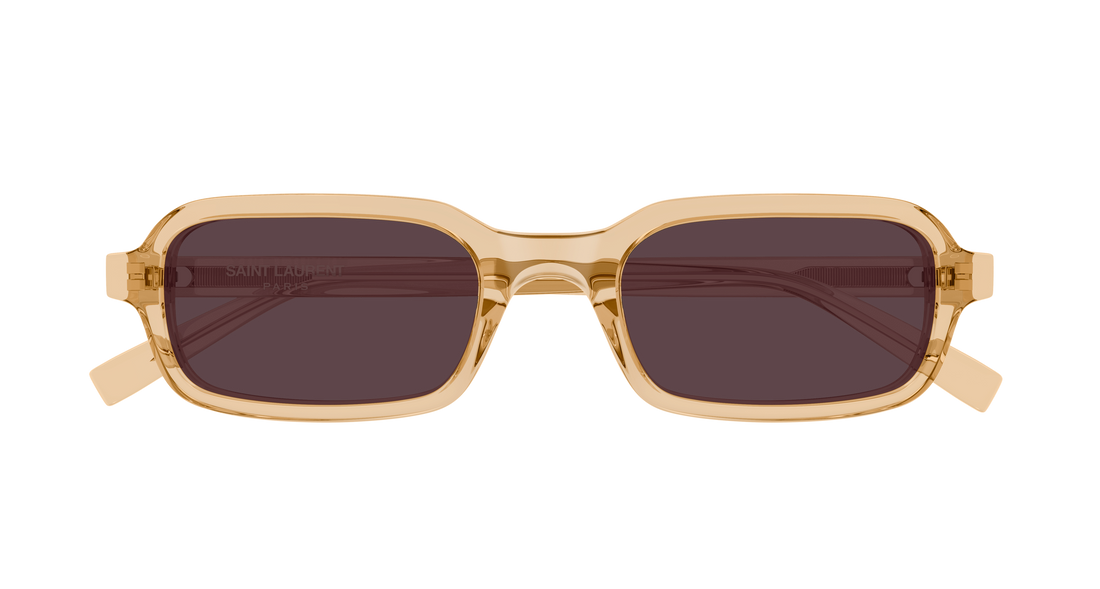 Óculos de sol saint laurent sl 908 004 amarillo rectangular / squared femenino tamanho 51mm - Vista de detalhe