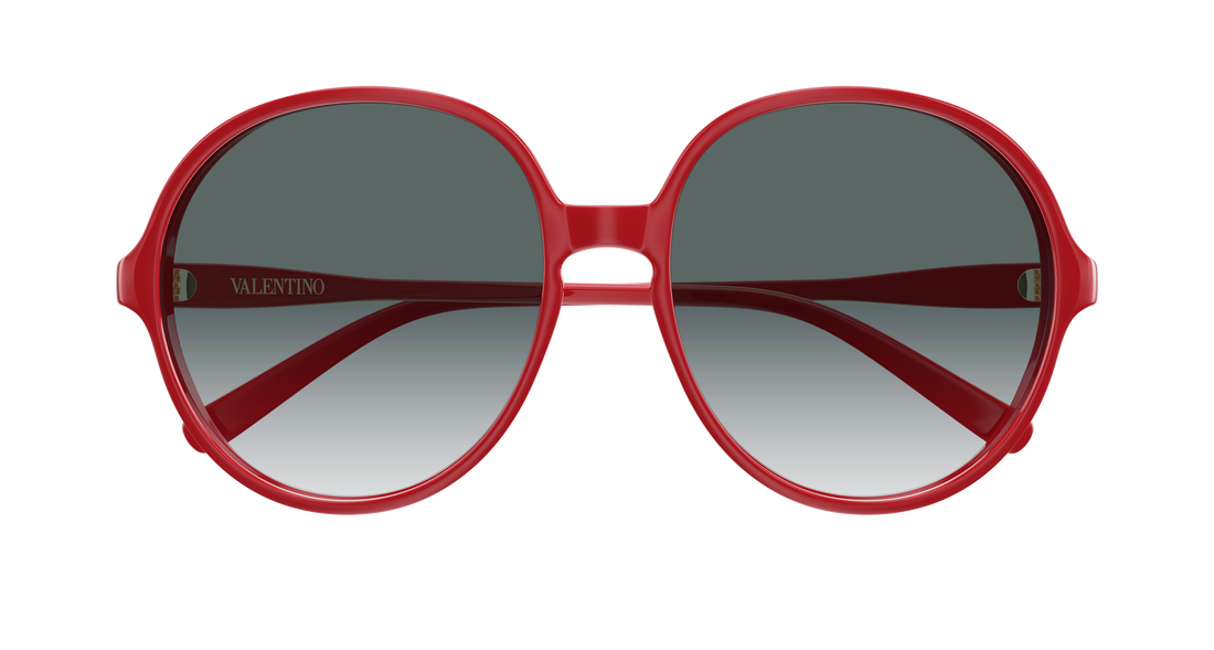 Occhiali da sole valentino vg0017s 003 rojo round/oval/panthos femenino taglia 59mm - Vista dettagliata