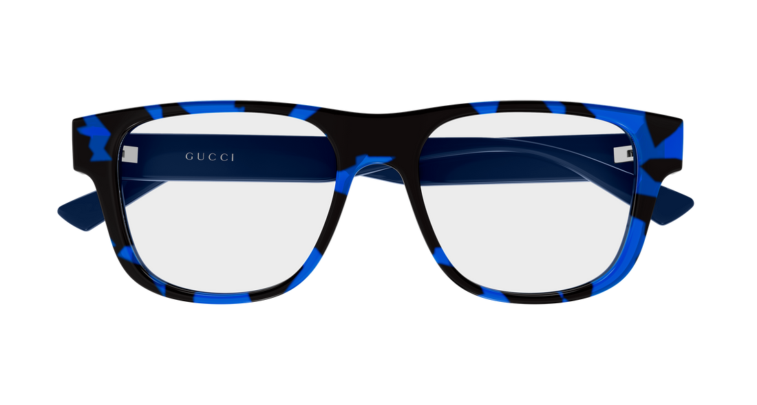 Brillen gucci gg2086o 008 havana rectangular / squared masculino größe 55mm - Detailansicht