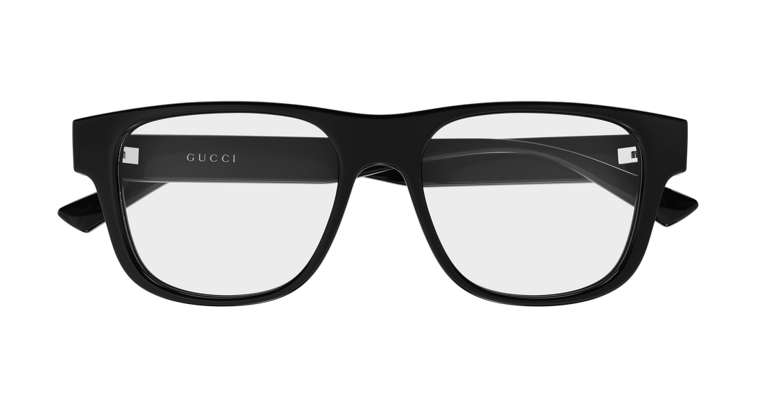 Brillen gucci gg2086o 005 negro rectangular / squared masculino größe 55mm - Detailansicht