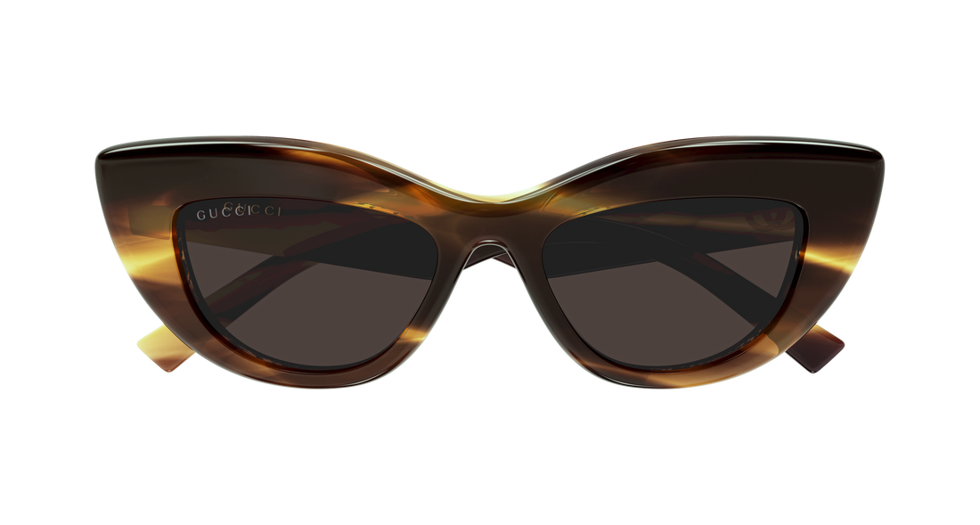 Lunettes de soleil gucci gg2031s 003 havana cat eye femenino taille 50mm - Vue détaillée