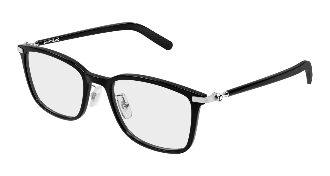 Occhiali da vista montblanc mb0500oa 001 negro rectangular / squared masculino taglia 53mm - Vista principale