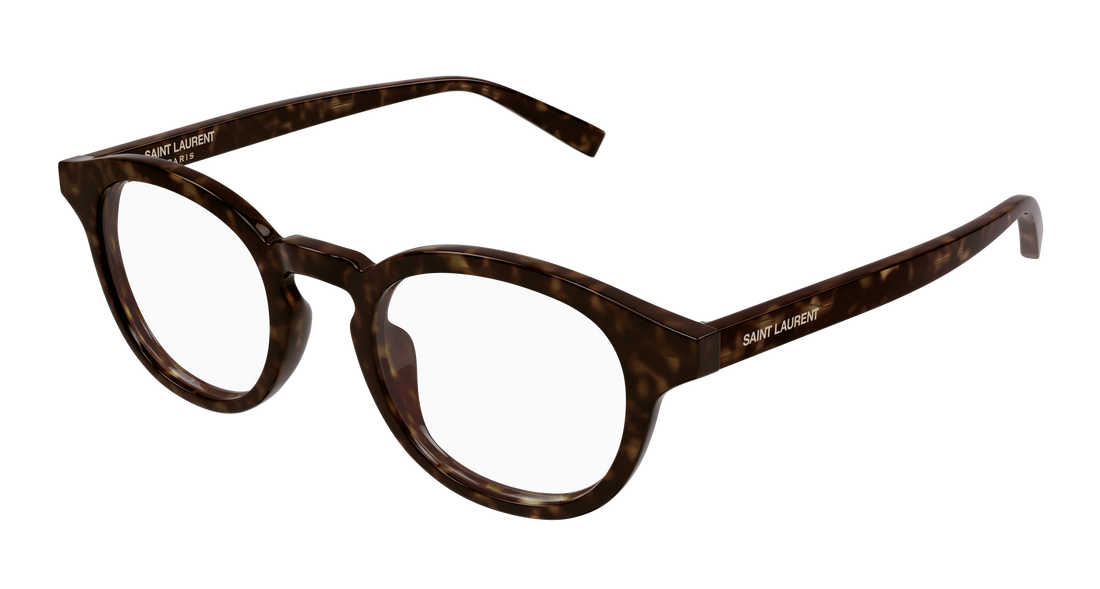 Briller saint laurent sl 907 008 havana cat eye masculino størrelse 51mm - Hovedvisning